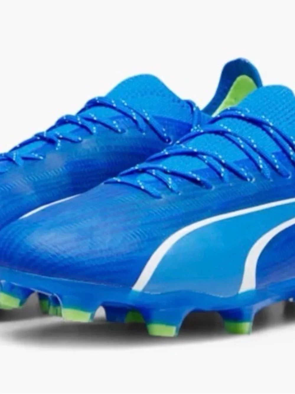 Puma Men's Blue/White Firm-Ground Soccer Cleats